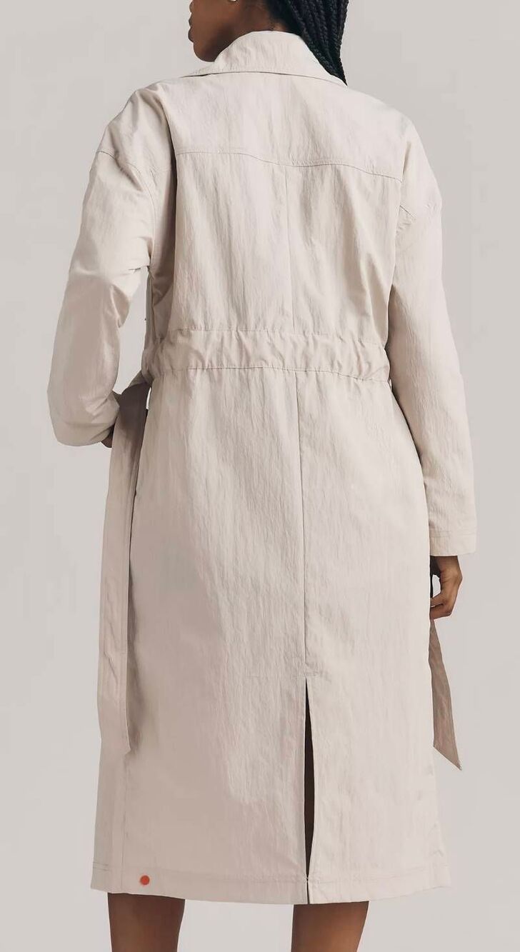 Hunter Patti Belted Utility Trench Coat Women's Size L - Picture 2 of 9